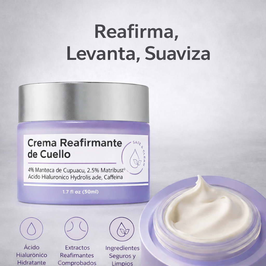 Crema reafirmante para el cuello